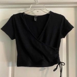 Black Forever 21 Crop top